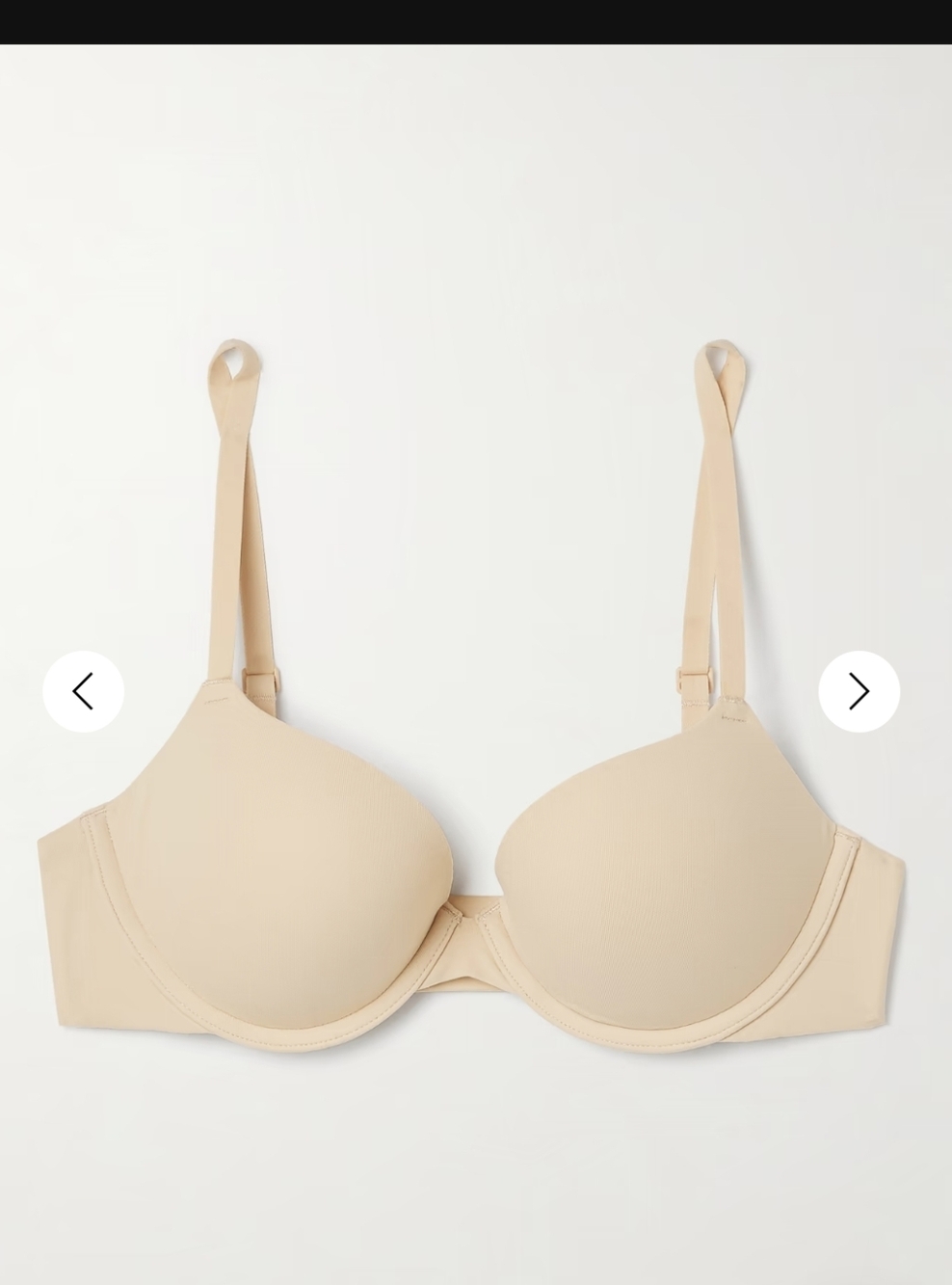 NWT Skims Ultimate Push Up Plunge Bra Sand - 34C